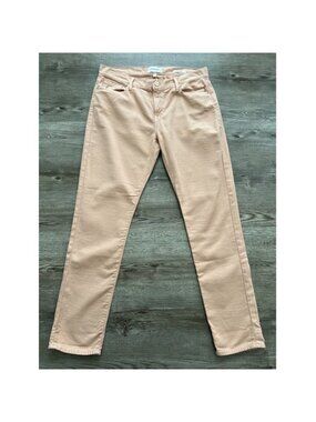 Frame‎ Denim Le Garcon Jeans Womens 27 Peach Mid Rise Full Length NWT